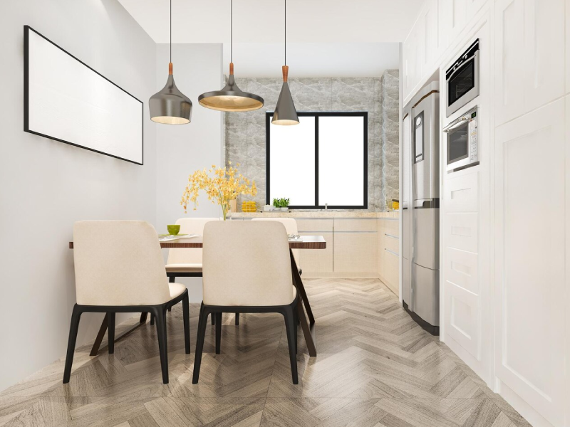 scandinavian-vintage-modern-kitchen-with-dining-area